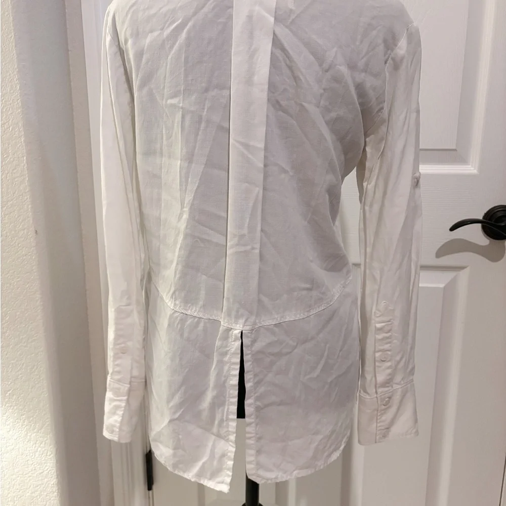 Bella Dahl Split Back Button Down White Size XS - Picture 5 of 9